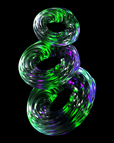 Abstract Glass Torus Shapes 3d 3dillustration abstract blender graphic design illustration render