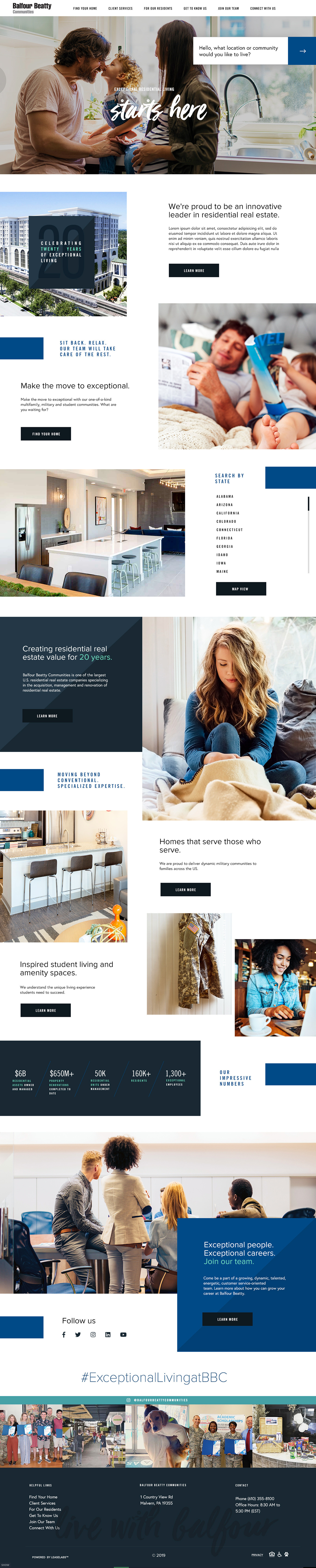 Balfour Beatty Website web web design