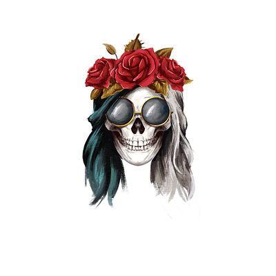 Día de Muertos branding day of the death dia de muertos graphic design illustration logo mexico roses skull