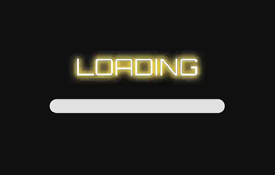 Animation Practice: Loading Screen 1 animation glow loading loading bar loading icon loading screen neon