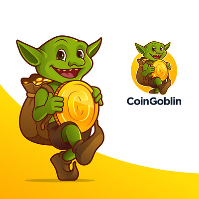 goblin branding character design design goblin gold graphic design illustration logo mascot