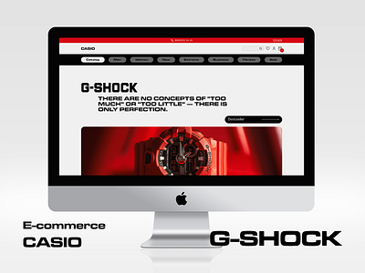 E-commerce G-shock design ui веб дизайн дизайн интернет магазин фигма