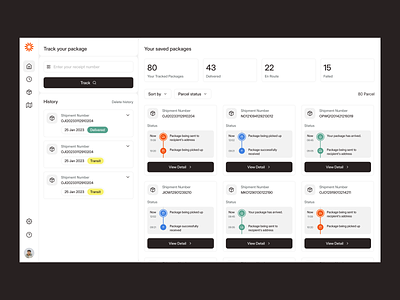 TrackEase - Shipment Tracking [Home] courier dashboard delivery logistic logistics parcel parcel tracking ship shipment shipping track tracker tracking