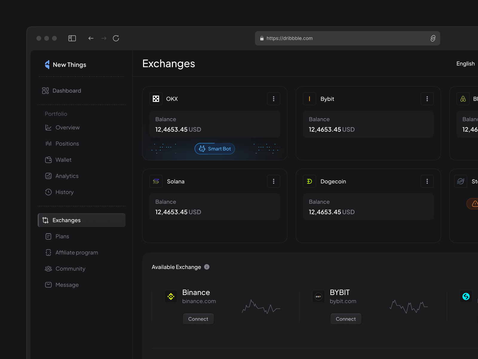 Crypto Exchange ahmed tamjid bitcoin crypto crypto dashboard crypto exchange crypto marketplace cryptocurrency digitalassets earnyield launchpad saas staking ui design