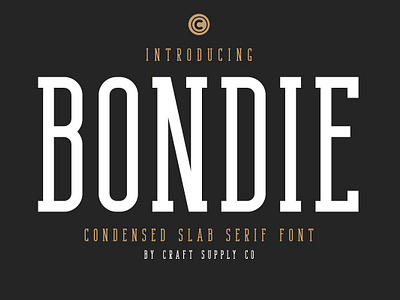 Bondie Condensed Slab Serif Font Free Download advertisement advertising big billboard black casual cool display elegant eye font multiple oblique poster slab slabserif solid strong tv