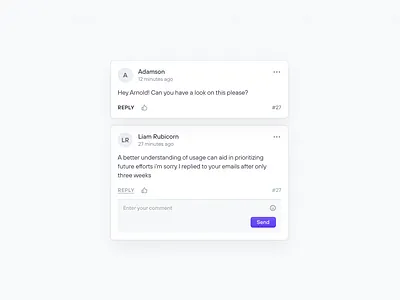 Comment Modal 💬 clean ui comment modal design desktop app modal saas ui uidesign uiux uxdesign