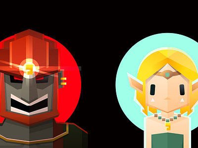 Icon elements inspired by The Legend of Zelda: Tears of the