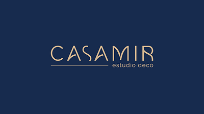 Casamir (home deco) branding graphic design logo typography