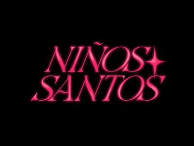 Niños Santos branding graphic design illustration logo typography y