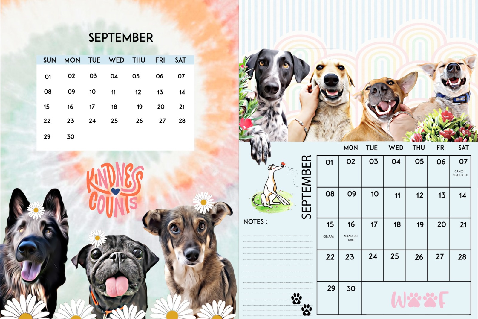 2024 Dog Calender Design By Seema Thakur On Dribbble   Original 9ad465895285b1071ef18feab5324461 