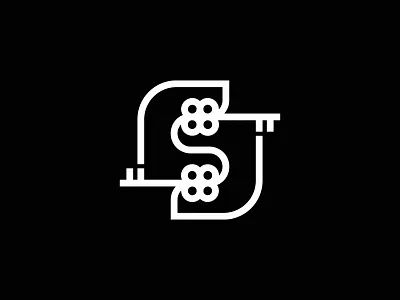 Letter S & Key branding creative logo key letter marks logo logoground modern logo professional logo real estate s safety logo security logo