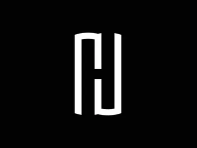 Negative space H logo branding design flat graphic design h logo h mark icon letter h logo logo design negative space vector