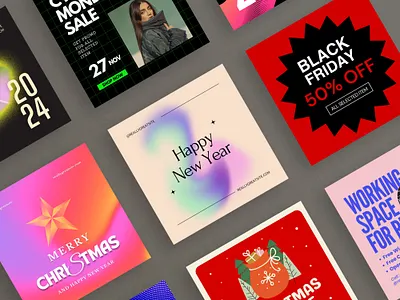 Modern Instagram Post beige facebook feed gradient graphic design instagram minimalist mockup post social media trendy