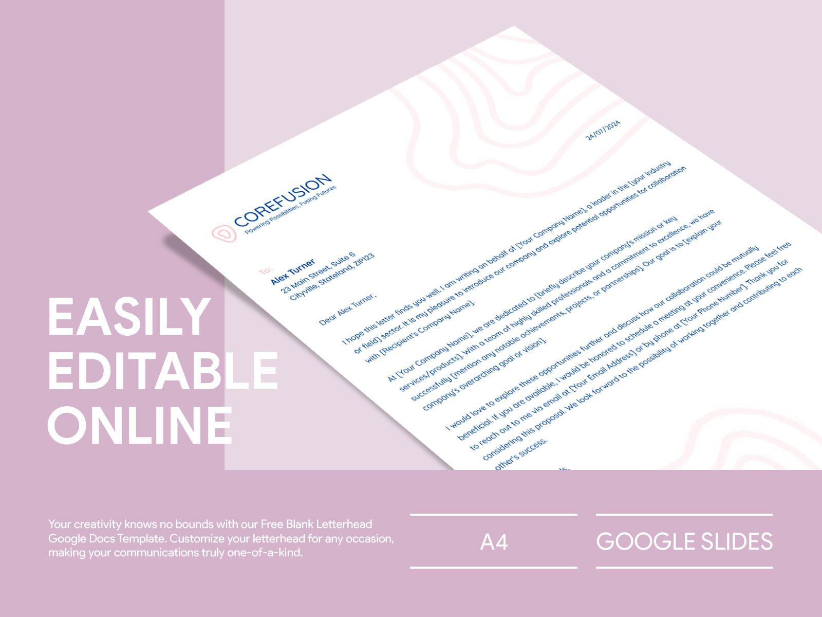 Blank Letterhead Free Google Docs Template By Free Google Docs ...