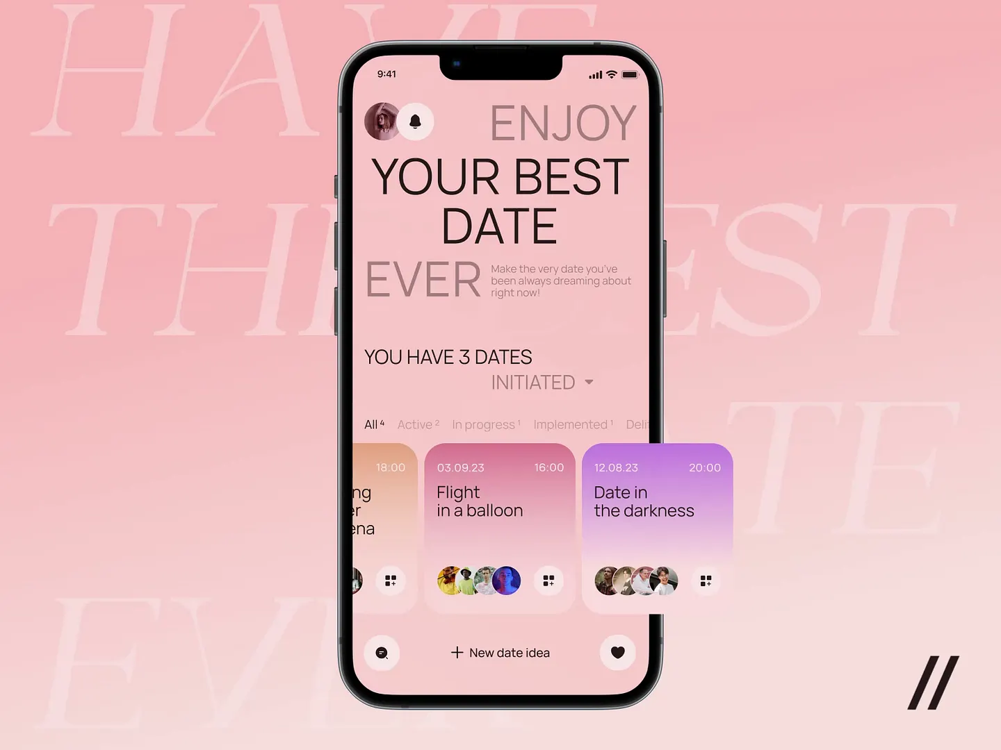 Innovative Dating Website App Design for Memorable Experiences