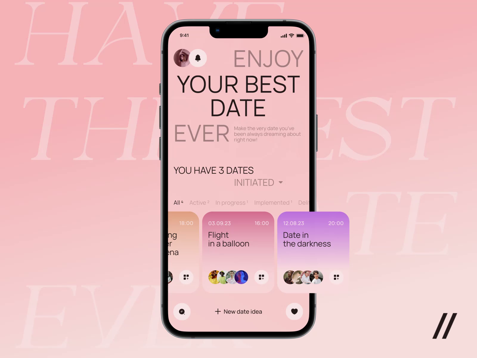 Dating Mobile iOS App by Kristina Taskaeva for Purrweb UI/UX Agency on ...