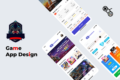 Game Application Design app appdesign application apptemplate branding game gamedesign gamingapp graphic design logo motion graphics ui uidesign usdesign