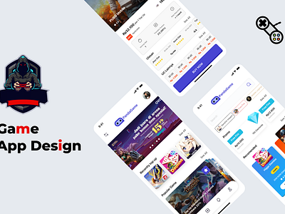 Game Application Design app appdesign application apptemplate branding game gamedesign gamingapp graphic design logo motion graphics ui uidesign usdesign