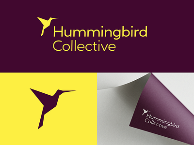 Hummingbird Collective branding design graphic design hummingbirfd identity logo
