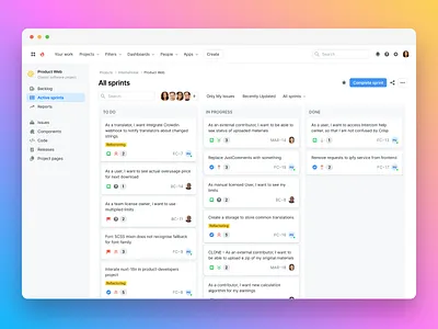 Task Management Web Product UI/UX graphic design motion graphics ui ux web website