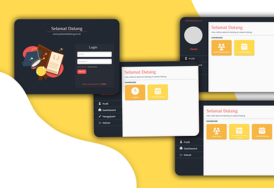 Thesis Schedule Website ui