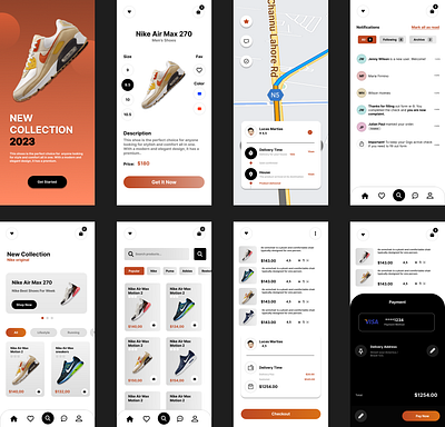 Nike App redesigned in Figma figma ui ux