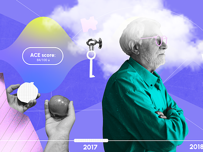 Alzheimer's project adobe illustrator alzheimers digital art graphic design motion graphics texture