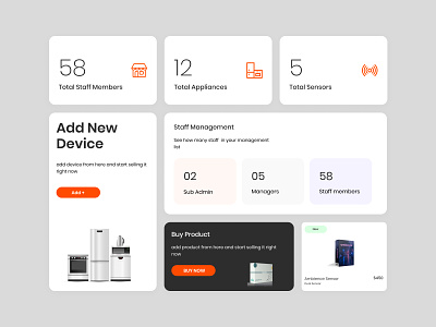 KicthenFlo - Card Design card card design card ui card ui design card view clean dashboard card dashboard design design figma kitchen website minimal ui ux webapp card webapp card view white card