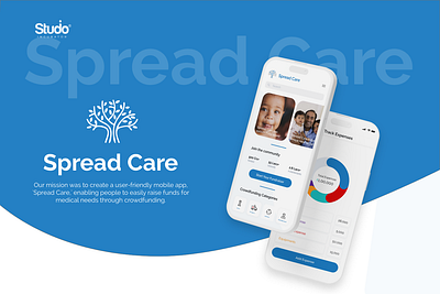 Spread Care Mobile App - UI/UX Case Study (Student Work) app design ui