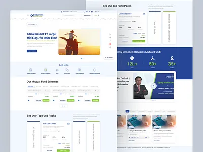 Investment design landingpage photoshop ui web web design