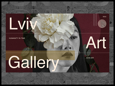 The Lviv Art Gallery Website art art gallery design minimalistic modern ui ux web website website design