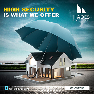 Hades Real Estate branding graphic design logo motion graphics