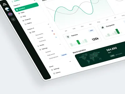 Financial dashboard admin bank dashboard design finance flat home layo page platform product studio ui ux website
