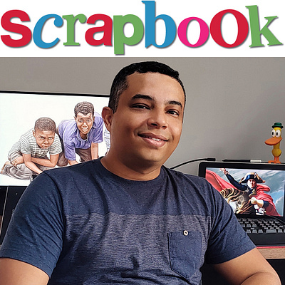 Diego Abreu's SCRAPBOOK creativity interview painterly posters realistic scrapbook