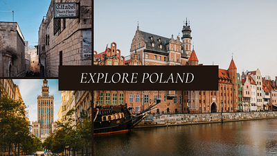 Explore The Adventure Of Poland app design branding graphic design ui uiux