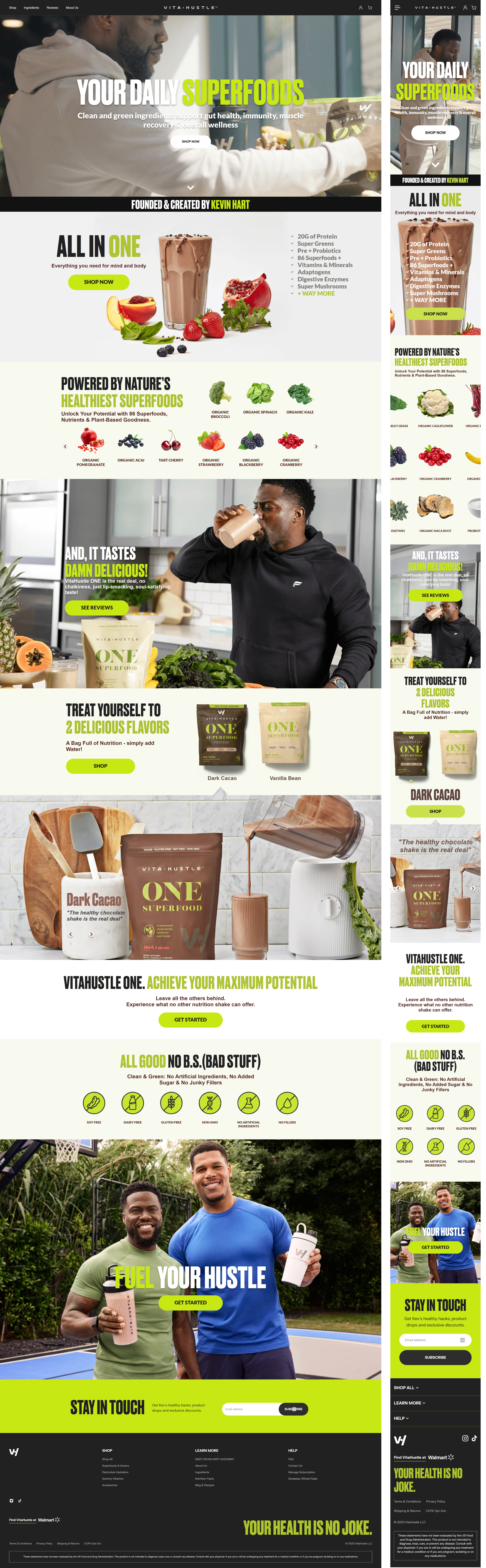 UI Design for Supplement food interface supplements ui ux web design website