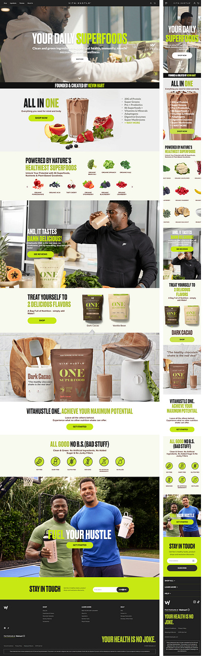 UI Design for Supplement food interface supplements ui ux web design website