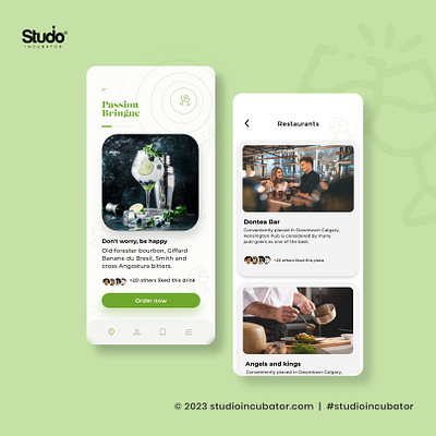UI Design - Restaurant App food app restaurant app ui user interface