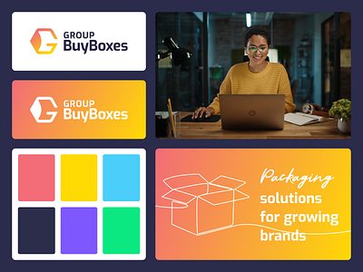 BuyBoxes - Logo Design and Branding box brand guidelines brand identity brand sign branding corporate design design system graphic design identity identity design logo logo design logo designer logotype mark media tech digital startup branding symbol visual identity