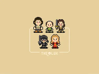Pixel Art Characters - The Princess Bride characters pixel art pixel artist retro games the oluk the princess bride video games