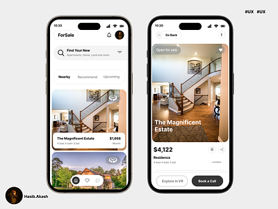 Real Estate App android android app design android app designer app app design app interface app interface designer app ui design app ui designer application application design apps ui design ios iphone mobile mobile app mobile app design mobile applications design mobile ui mobile ui designer