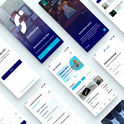 SkillSetGo portofolio mobile ui