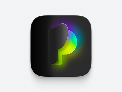 App icon app app icon design icon letter lights mobile mobile app