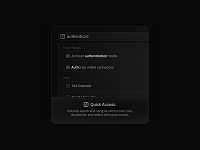 Monochrome Card ai app bento cards card clean component dark dark section design design system figma landing page minimalist modal monochrome slash commands ui ui design ui kit widget