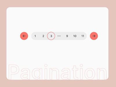 Pagination #Day85 dailyui day85 pagination ui design ux design