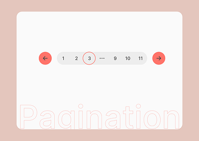 Pagination #Day85 dailyui day85 pagination ui design ux design