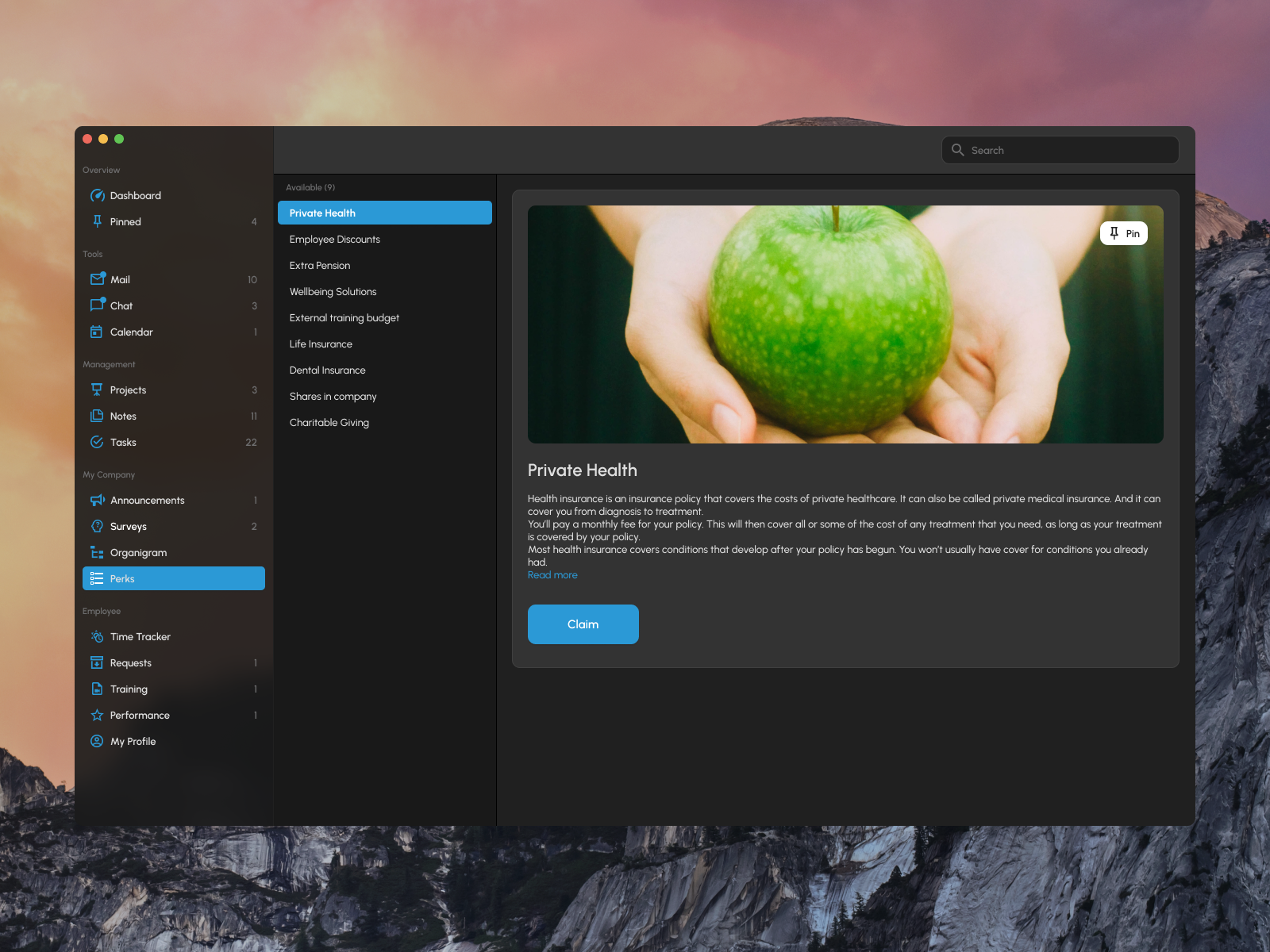Founder Tools - Perks advantages amenities benefits bonuses dark theme extras gratifications incentives inducements list native app perks privileges rewards user experience
