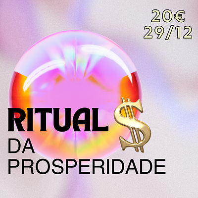 Ritual da Prosperidade canva design graphic design money photoshop social media