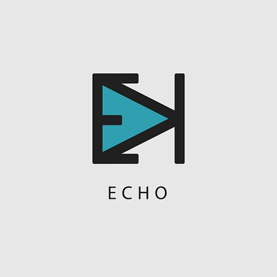 Concept design for Echo company by Amin Hosseini branding graphic design illustration logo typography