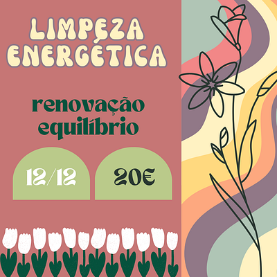 Limpeza Energética canva design graphic design logo photoshop social vista create